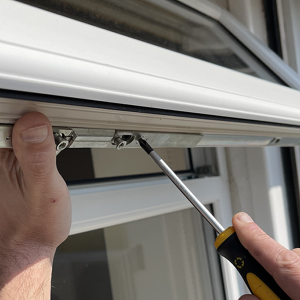 Conservatory window being repaired 2